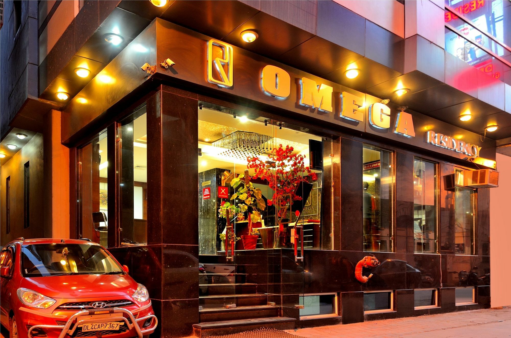 Hotel Omega Residency Nueva Delhi Exterior foto